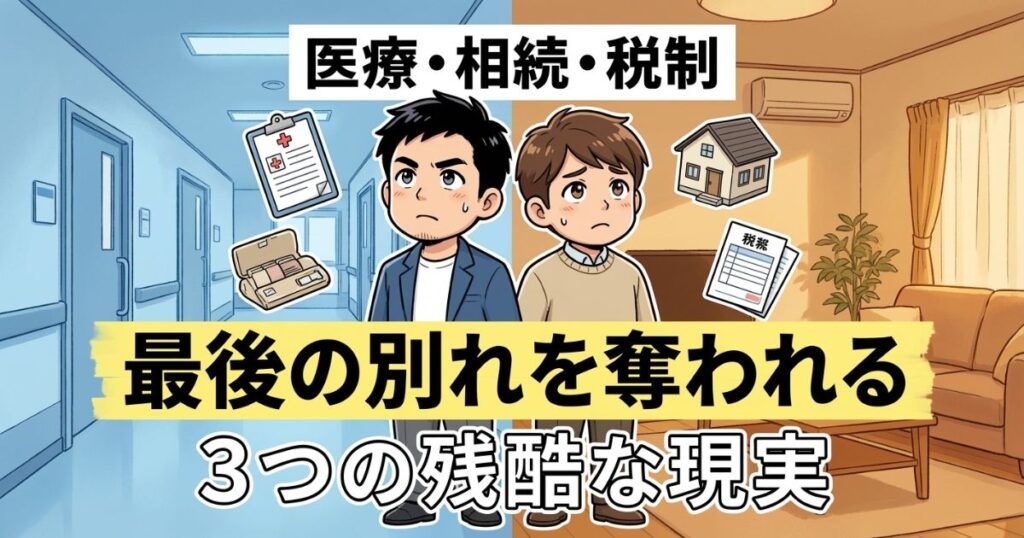 同性婚がない国の死別｜30年連れ添っても「友人」と呼ばれる