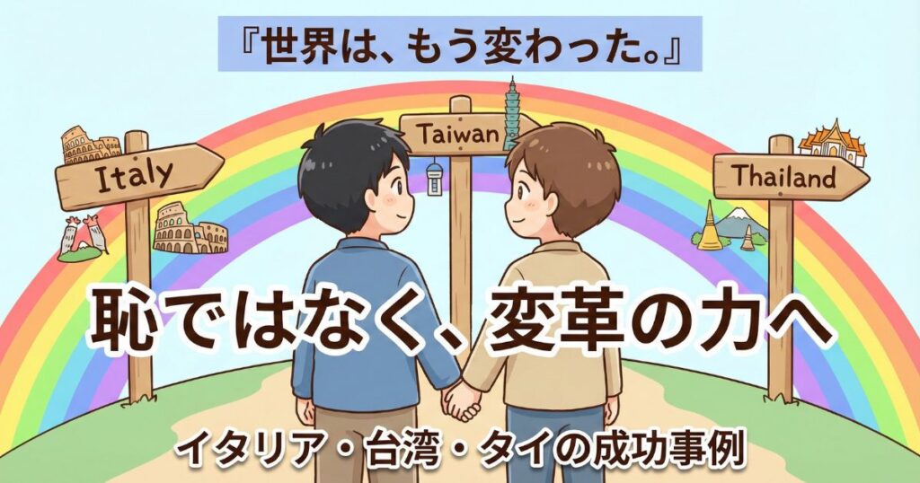 同性婚と「外圧」、日本が変わるとき、いつも外からの力があった