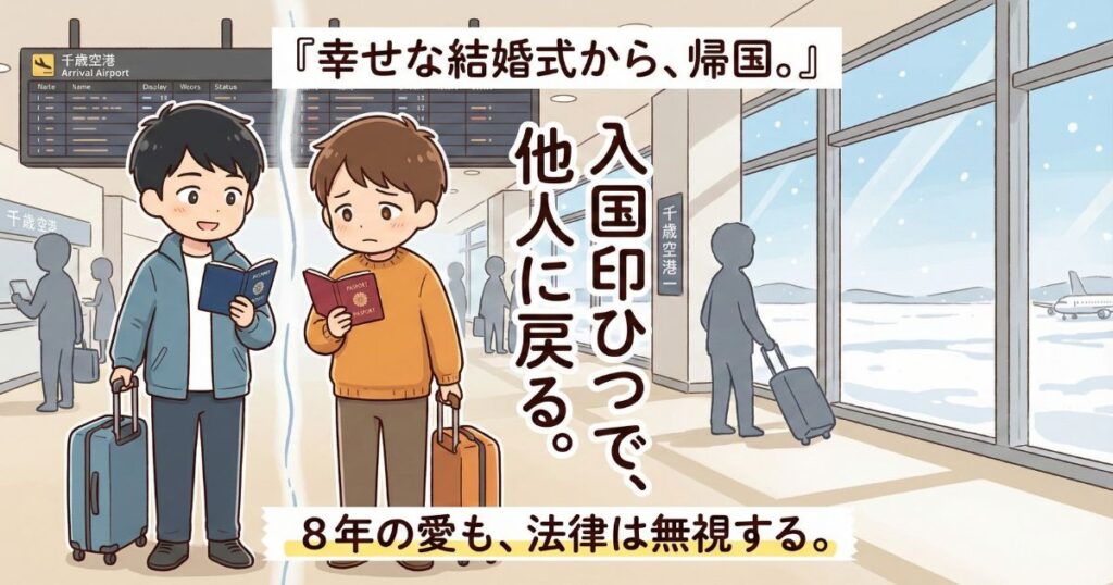 同性婚は国境で消える｜海外で結婚しても日本では法的「他人」