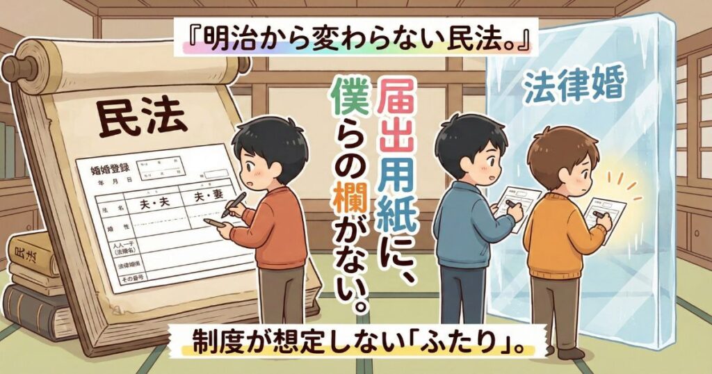 同性婚は国境で消える｜海外で結婚しても日本では法的「他人」