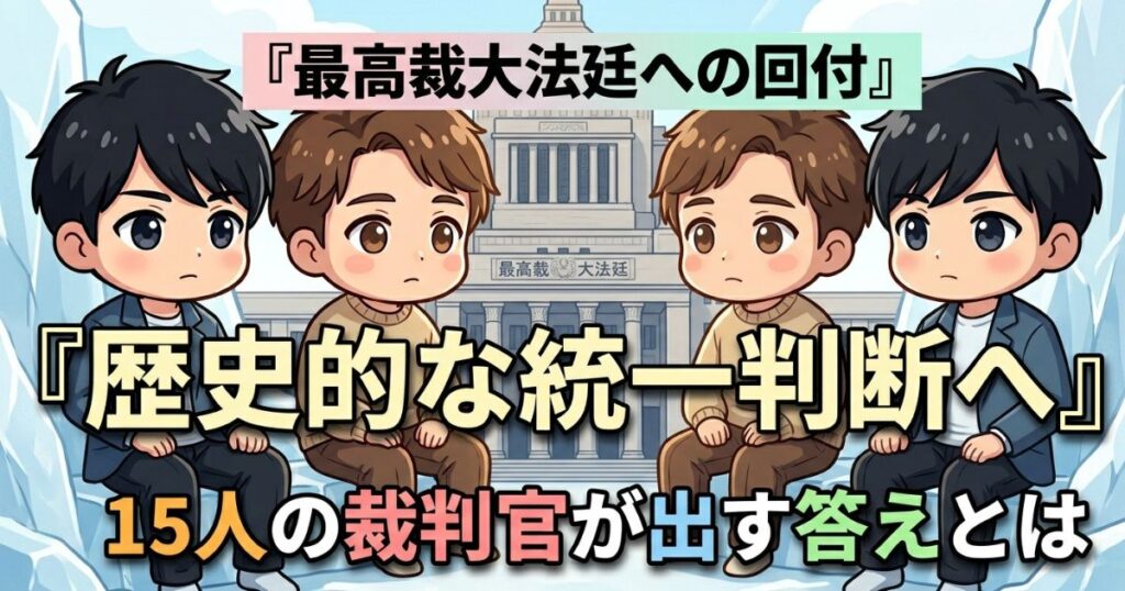 同性婚訴訟が最高裁大法廷へ|高裁5違憲でも動かない国会の30年