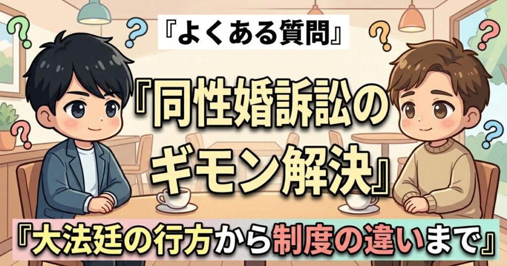 同性婚訴訟が最高裁大法廷へ|高裁5違憲でも動かない国会の30年